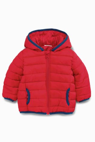 Red Channelled Jacket (0-18mths)